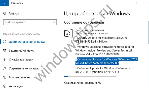 Nové aktualizácie boli vydané pre Windows 10 KB4015583 (15063.138), KB4015217 (14393.1083) a 14393.1066 pre mobilnú verziu systému