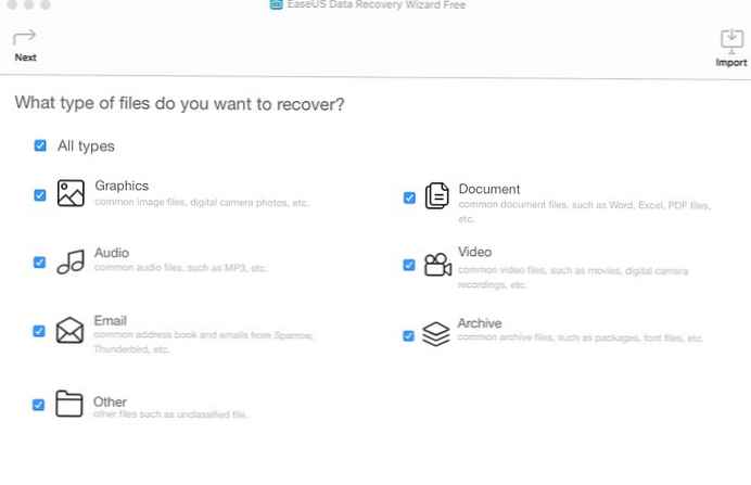 Obnavljanje podataka za MacOS uz pomoć EaseUS Data Recovery