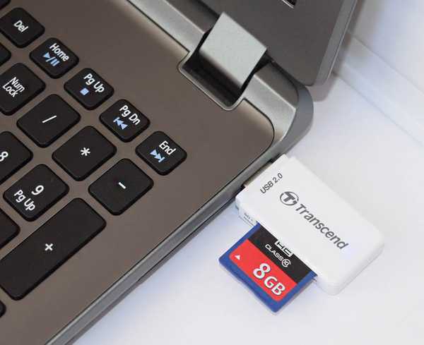 Windows SD karta a USB flash disk využití