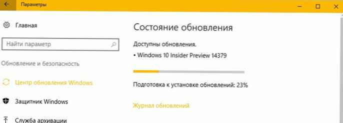 A Windows 10 Build 14379 készüléket megjelenik a gyors ring bennfentesek számára