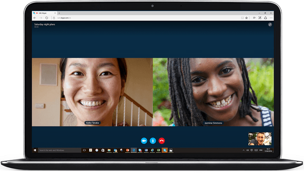 Połączenia Skype w Microsoft Edge są teraz bez wtyczki