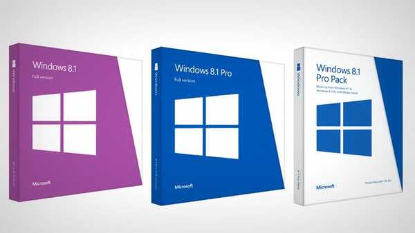 Ціни на роздрібну версію Windows 8.1