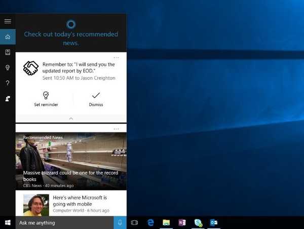 Cortana na Windows 10 otrzymuje nowe funkcje