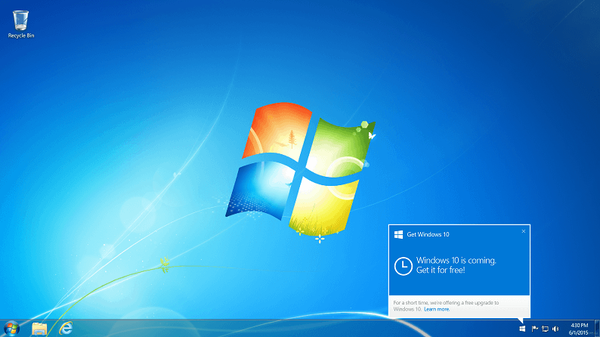 Cara menghentikan pemuatan otomatis Windows 10 pada komputer dengan Windows 7 atau 8.1