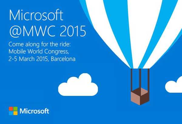 Как да гледате презентация на Microsoft на MWC 2015 Live