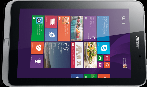 Ve druhé polovině roku se očekává masový vzhled 8palcových tablet se systémem Windows 8.1