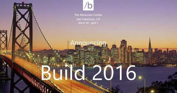 A Microsoft bejelenti a Build 2016-ot