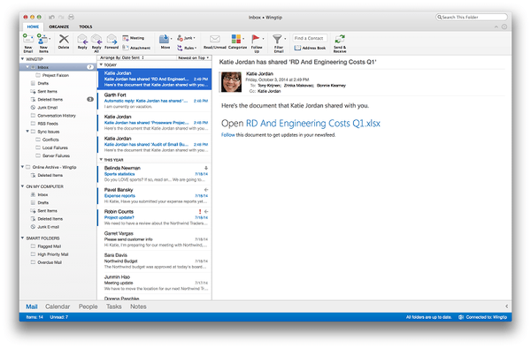 Microsoft merilis Outlook untuk Mac yang diperbarui, dan berjanji akan merilis Office untuk Mac tahun depan