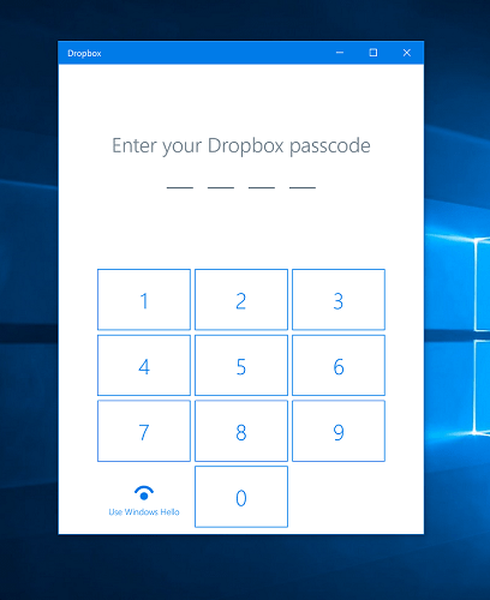 Додаток Dropbox для Windows 10 тепер підтримує Windows Hello