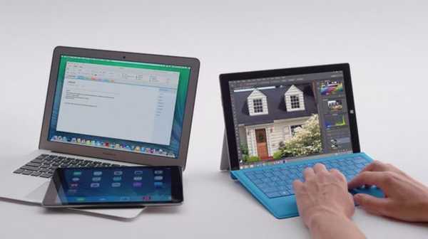 Surface Pro 3 проти MacBook і iPad в новій рекламі Microsoft