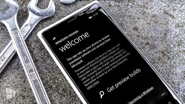Виндовс 10 за паметне телефоне нешто се тиче прве верзије Техничког прегледа
