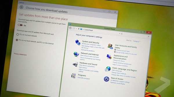 Microsoft Windows 10 ще премахне контролния панел в полза на приложението Settings
